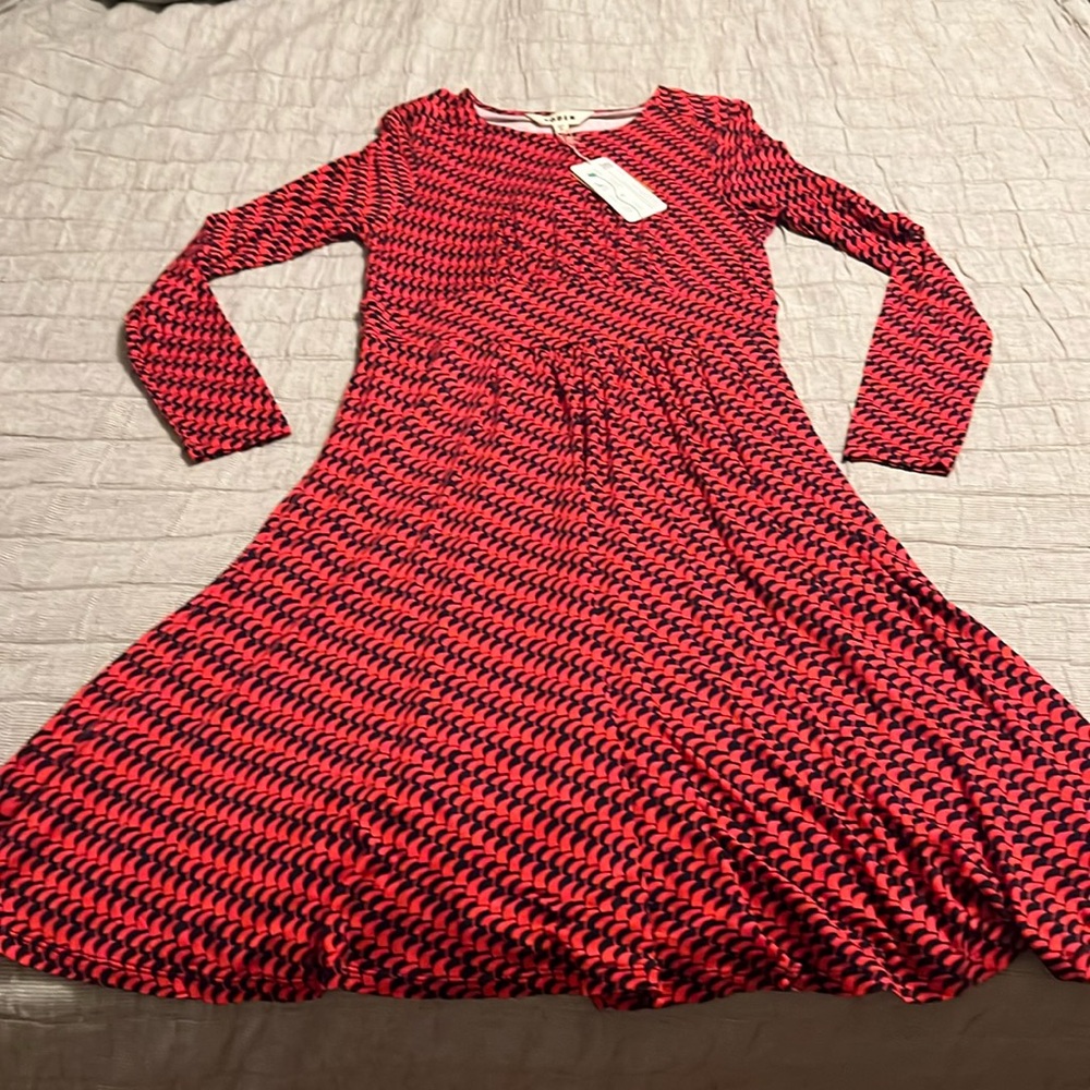 Boden Thea Short Jersey Desss NWT